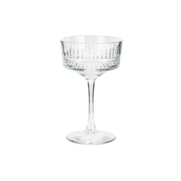 vintage-ridled-martini-cocktail-glassware